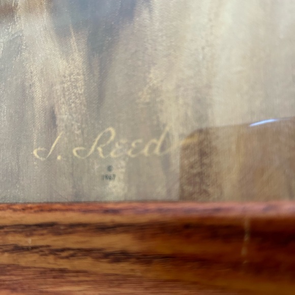 Lithography print “Come Unto Me” vintage 1967 by J. Reed framed l 11” by 14” - Picture 4 of 4